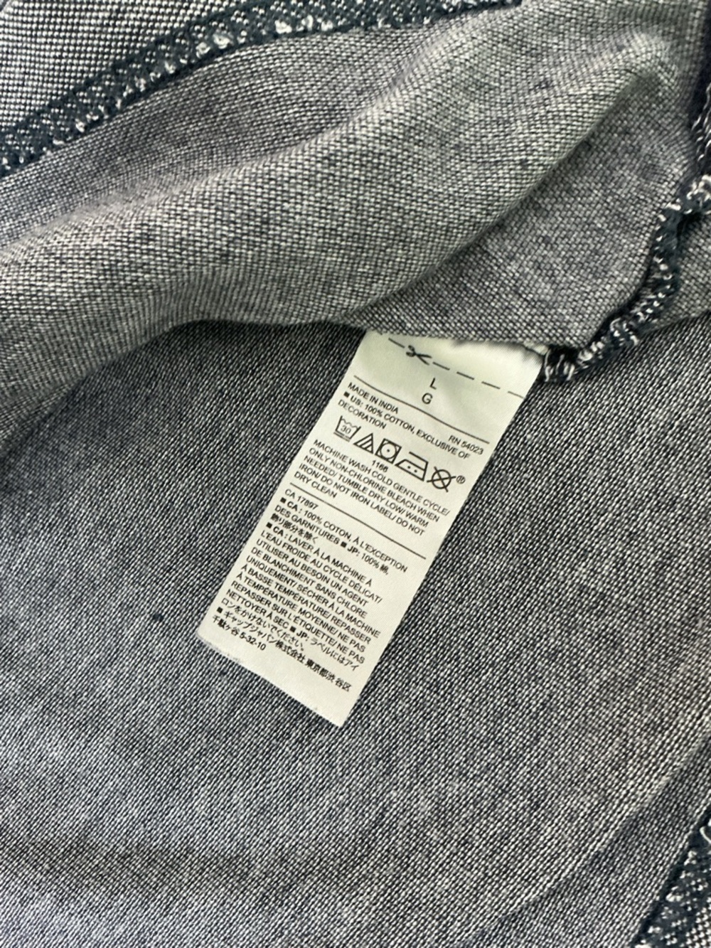 Banana Republic Organic Cotton Piqué Polo Shirt Gray Men’s L - Picture 5 of 5